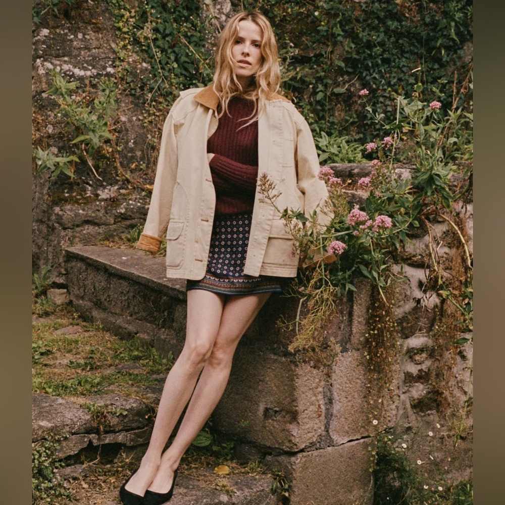Doen Cream and Tan Utility Jacket - Picture 5 of 8